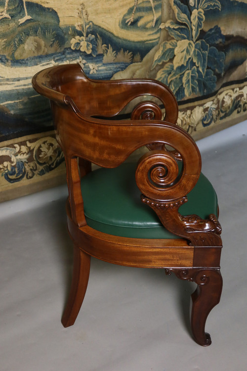 Fauteuil de bureau XIXème