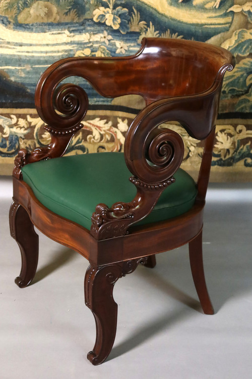 Fauteuil de bureau XIXème