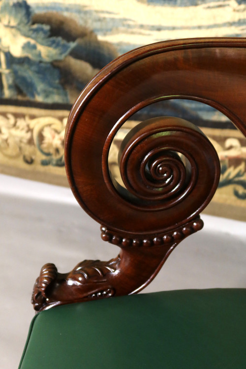 Fauteuil de bureau XIXème