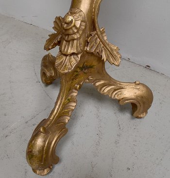  Sella in legno dorato in stile veneziano - Fine XIX secolo