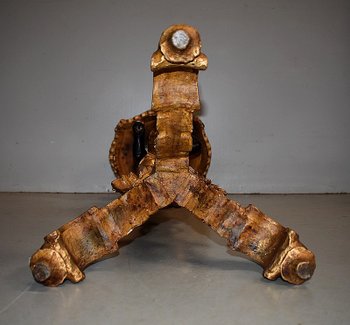  Sella in legno dorato in stile veneziano - Fine XIX secolo