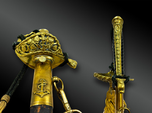 SABRE des élèves de l'Ecole Navale, modello del 3 giugno 1854 - Francia - XIX secolo