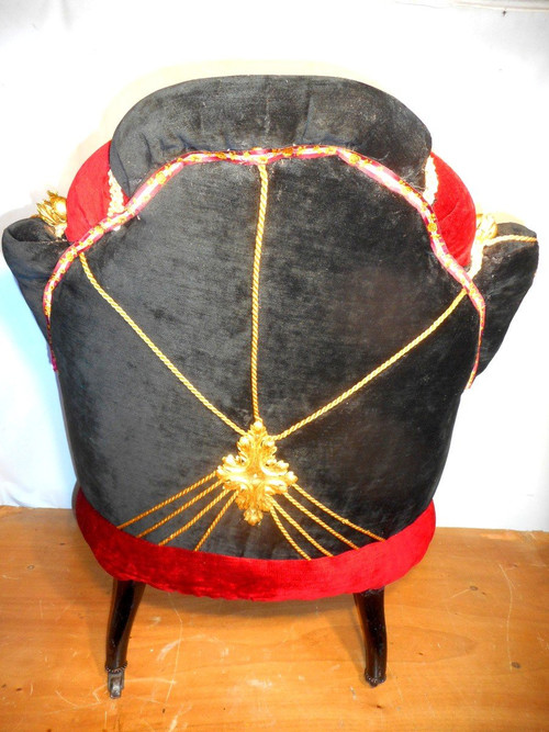 Paire De Large Fauteuil époque Napoléon III