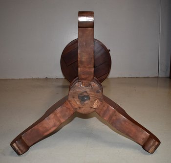  Barbière en Acajou massif de Cuba, époque Restauration - 1ère partie du XIXe 
