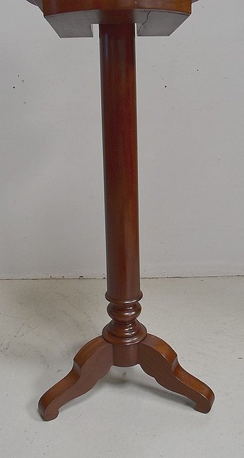  Barbière en Acajou massif de Cuba, époque Restauration - 1ère partie du XIXe 