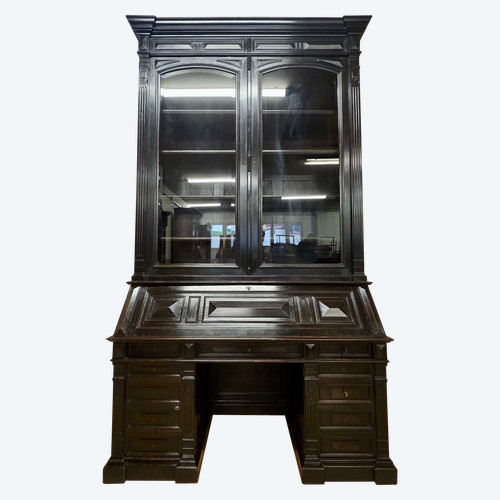 Libreria Scriban in legno annerito