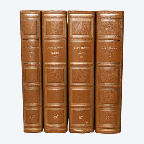 Oeuvres d'André MALRAUX, , 4 volumes Ed. Gallimard NRF 1970 