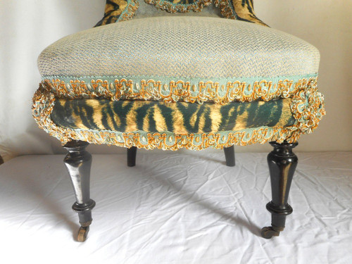 Paire De Chauffeuses époque Napoléon III