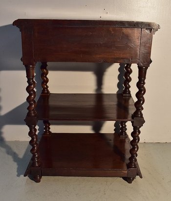  Petite Desserte en Chêne style Louis XIII - Époque 1900 