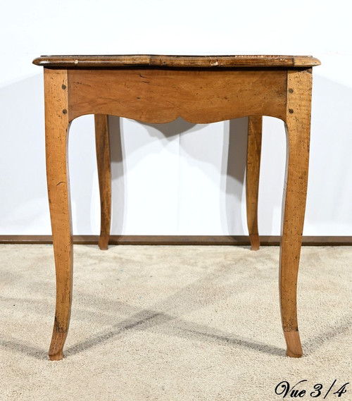 Table Bureau en Noyer et Merisier, style Louis XV – Début XIXe