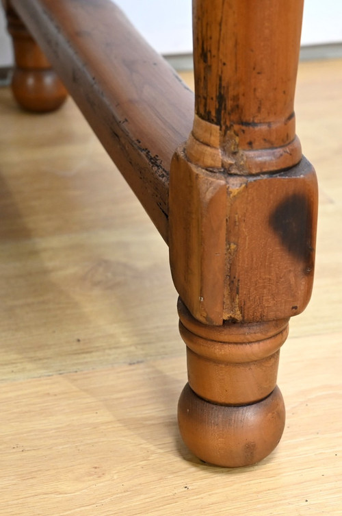 Table de Ferme de Propriété en Merisier, style Louis XIV – Début XIXe