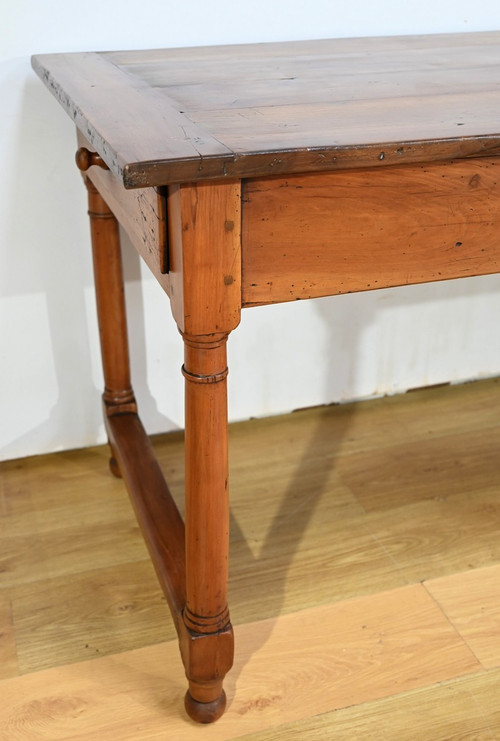 Table de Ferme de Propriété en Merisier, style Louis XIV – Début XIXe