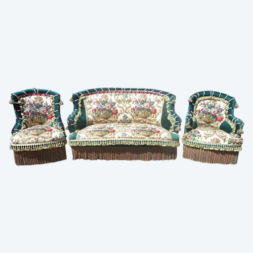 Ensemble de salon époque Napoléon III