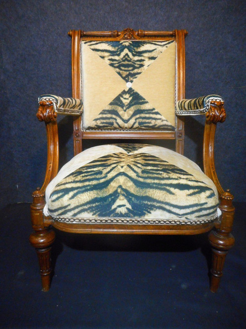 Ensemble De Salon En Noyer époque Napoléon III