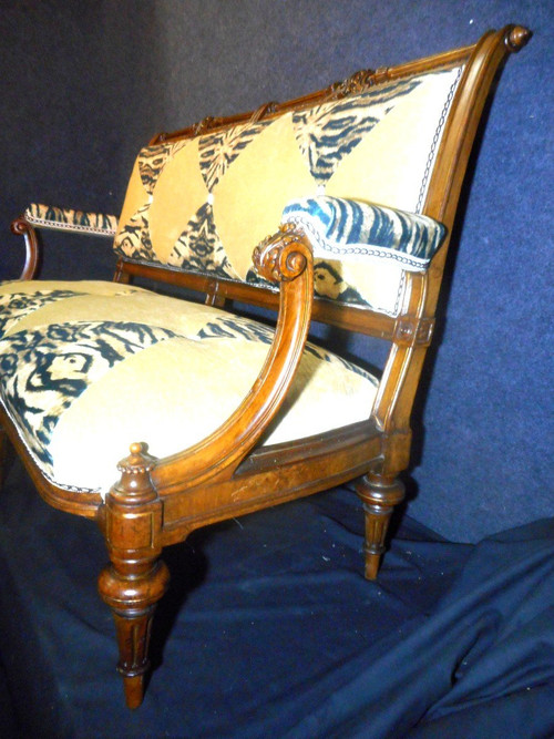 Ensemble De Salon En Noyer époque Napoléon III