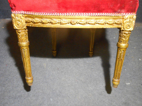 Ensemble De Salon En Bois Doré époque XIXe