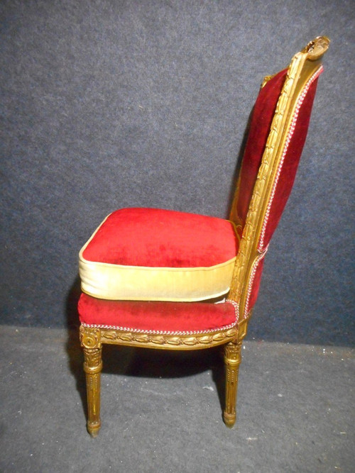 Ensemble De Salon En Bois Doré époque XIXe