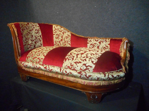Empire Period Mahogany Meridienne
