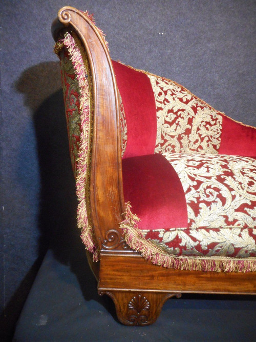 Empire Period Mahogany Meridienne