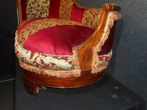Empire Period Mahogany Meridienne