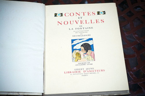 Curiosa - Jean de LA FONTAINE, CONTES ET NOUVELLES , 2 books. 1940