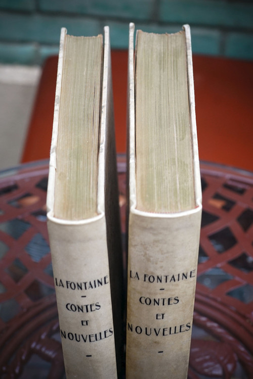 Curiosa - Jean de LA FONTAINE, CONTES ET NOUVELLES , 2 books. 1940