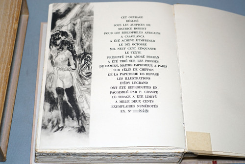 Curiosa - Ch. BAUDELAIRE, LES FLEURS DU MAL , illustré par Édy LEGRAND. 1950