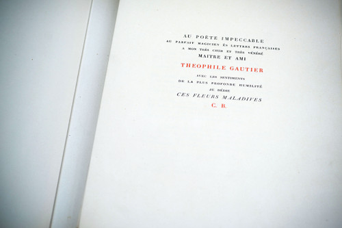Curiosa - Ch. BAUDELAIRE, " LES FLEURS DU MAL ". Illustré par Roger CARLE. Paris, 1946 