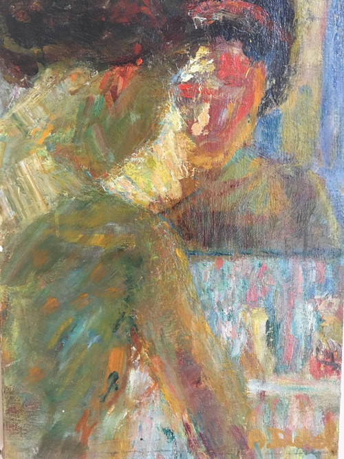 "jeune Femme à La Toilette" - Auguste Durel