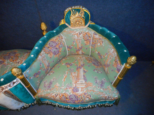 Confidente indiscreto Capitonné periodo Napoleone III