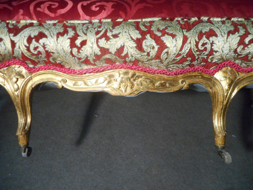 Ensemble De Salon En Bois Doré époque XIXe