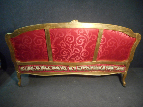 Ensemble De Salon En Bois Doré époque XIXe