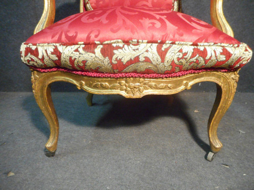 Ensemble De Salon En Bois Doré époque XIXe