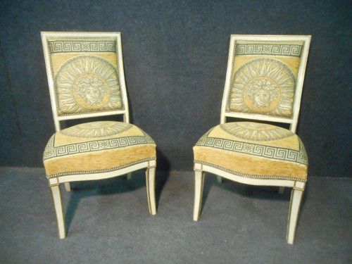 Late 19th Century Lacquered And Gilded Living Room Set