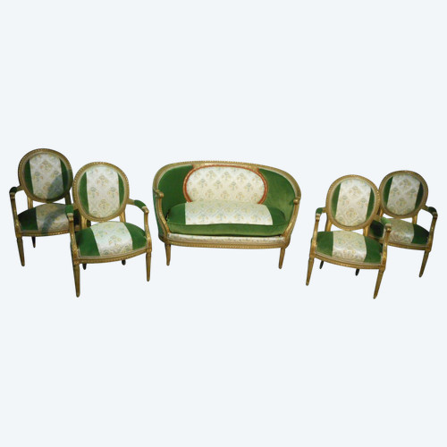 Ensemble De Salon Milieu XIXe Estampillé Maison Krieger Paris