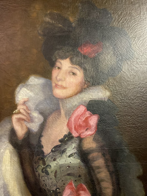 Large Impressionist Oil On Canvas By Auguste Joseph Bracquemond (1833-1914)