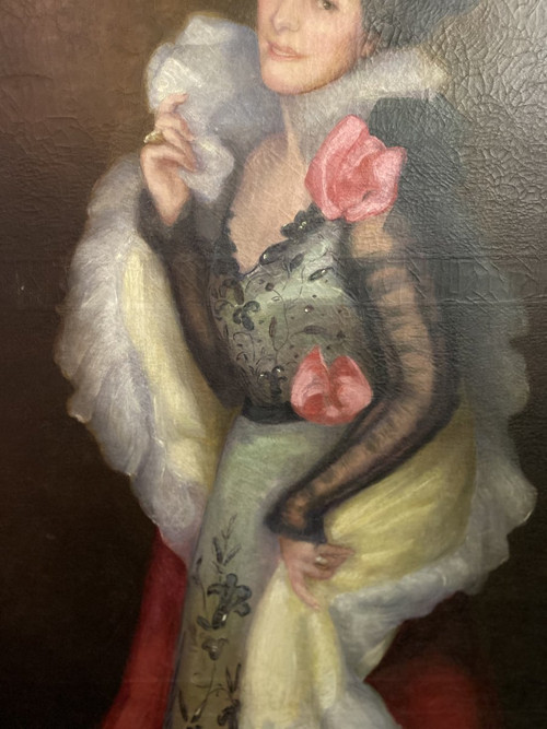 Large Impressionist Oil On Canvas By Auguste Joseph Bracquemond (1833-1914)