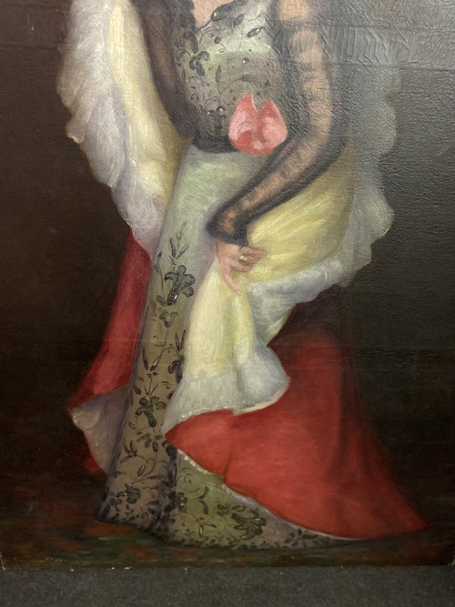 Large Impressionist Oil On Canvas By Auguste Joseph Bracquemond (1833-1914)