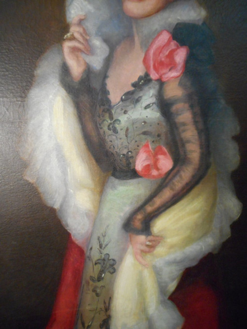Large Impressionist Oil On Canvas By Auguste Joseph Bracquemond (1833-1914)