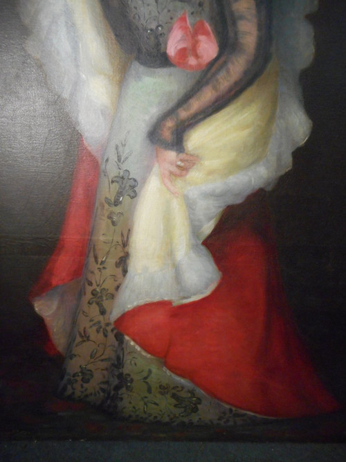 Large Impressionist Oil On Canvas By Auguste Joseph Bracquemond (1833-1914)