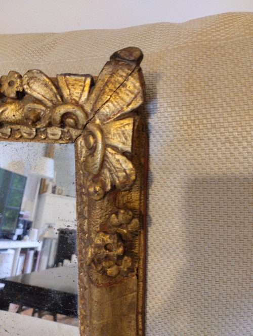 Mirror - Gilded wood - Louis XIV - XVIII E S.