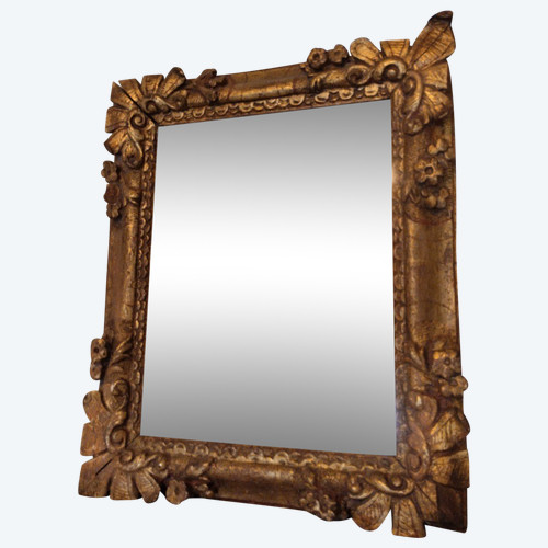 Mirror - Gilded wood - Louis XIV - XVIII E S.