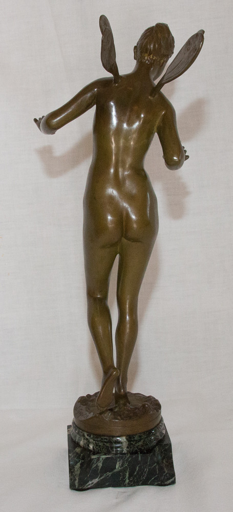Bronze Nymph Signed J Garnier 1853 - 1910