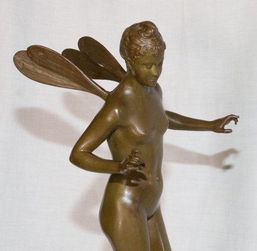 Bronze Nymph Signed J Garnier 1853 - 1910