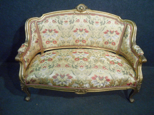 Ensemble De Salon En Bois Doré époque Début XIXe