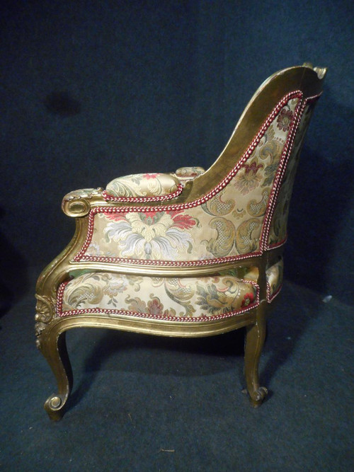Ensemble De Salon En Bois Doré époque Début XIXe