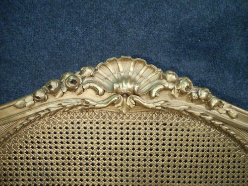 19th Century Gilded Wood Sofa