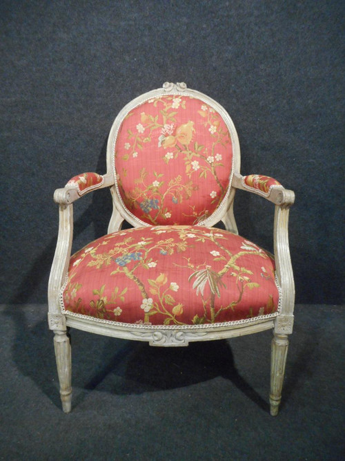 Ensemble De Salon époque Louis XVI Estampillé Bauve Mathieu