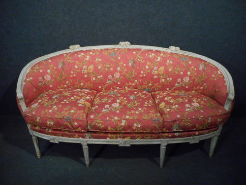 Ensemble De Salon époque Louis XVI Estampillé Bauve Mathieu