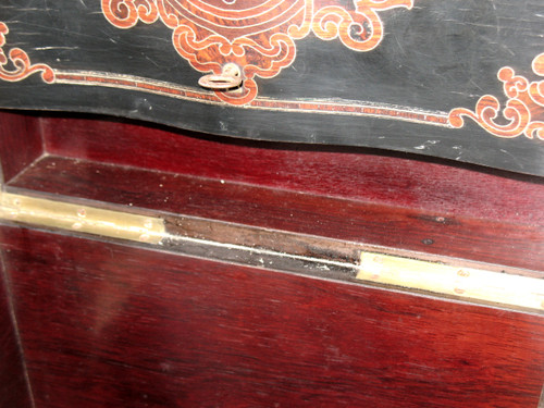 Cassetta da liquore in intarsio di Napoleone III del XIX secolo